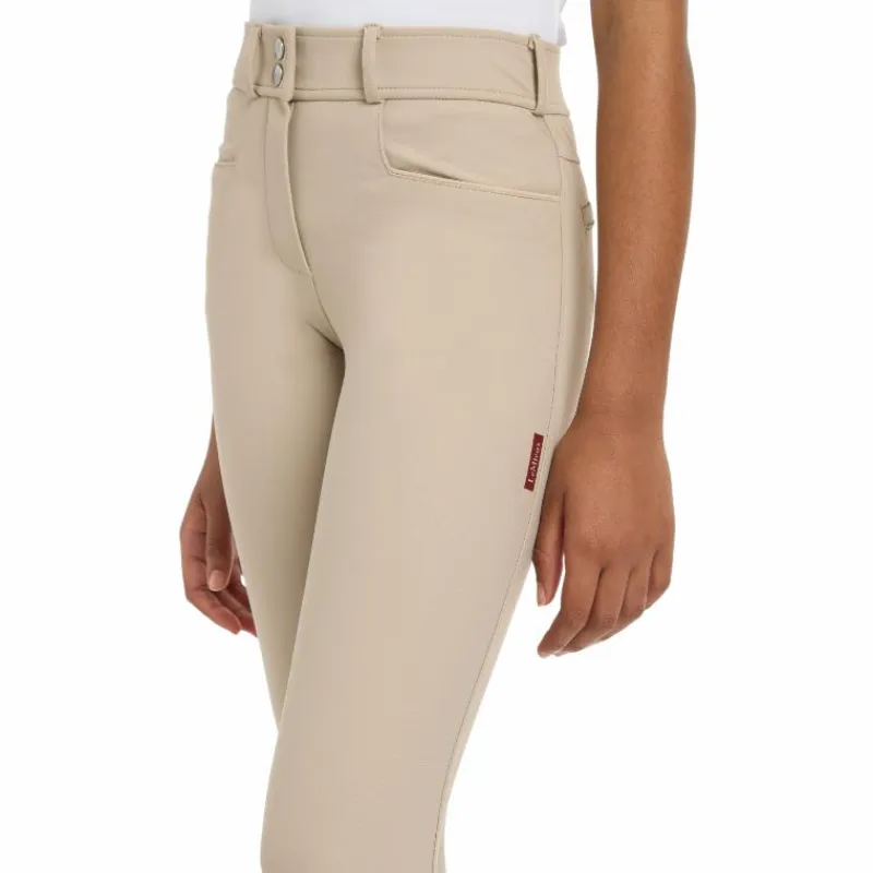 Pantalons D'Équitation*LeMieux - Pantalon d’équitation fille Young Rider Izzy Almond Beige