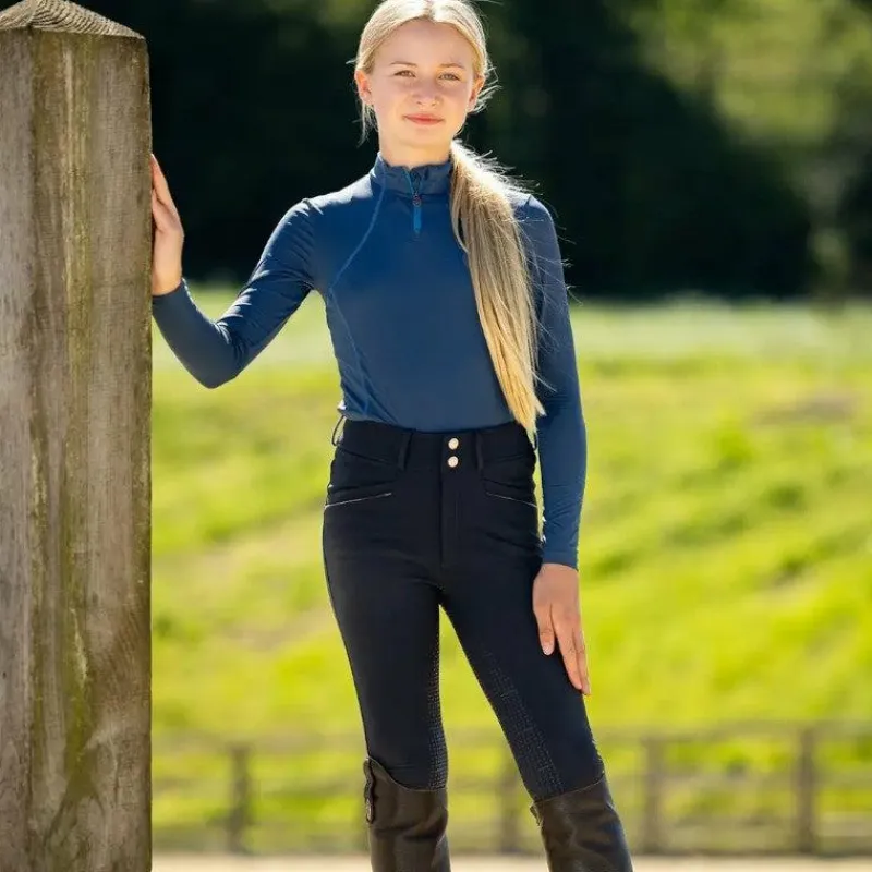 Pantalons D'Équitation*LeMieux - Pantalon d'équitation junior Young Rider Freya Pro Marine