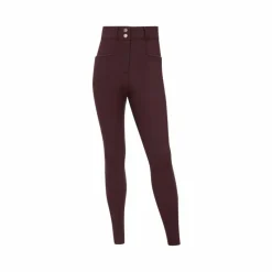 Sale - Pantalon d’équitation fille Young Rider Izzy damson Full Grip Pantalons D'Équitation