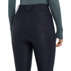 Pantalons D'Équitation*LeMieux - Pantalon d'équitation imperméable femme DryTex Full Grip Marine