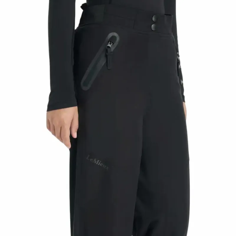 Pantalons D'Équitation*LeMieux - Pantalon imperméable enfant Young Rider Drytex Stormwear Noir