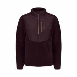 Clearance - Polaire bi-matière col zippé femme Clara damson Pulls Et Gilets