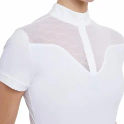 Polos Et Chemises*LeMieux - Polo de concours manches courtes femme Emily Blanc