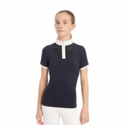 Polos Et Chemises*LeMieux - Polo de concours manches courtes junior Young Rider Belle Marine