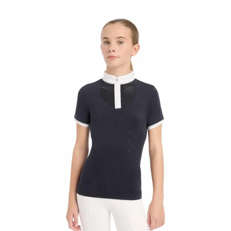 Polos Et Chemises*LeMieux - Polo de concours manches courtes junior Young Rider Belle Marine