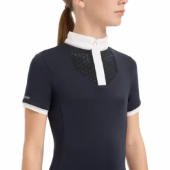 Polos Et Chemises*LeMieux - Polo de concours manches courtes junior Young Rider Belle Marine