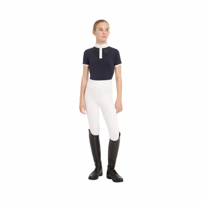 Polos Et Chemises*LeMieux - Polo de concours manches courtes junior Young Rider Belle Marine