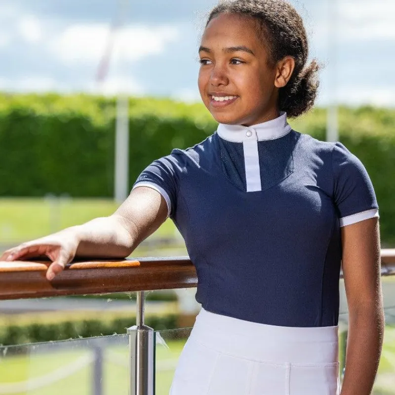Polos Et Chemises*LeMieux - Polo de concours manches courtes junior Young Rider Belle Marine