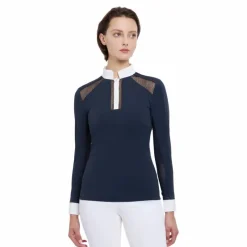 Outlet - Polo de concours manches longues femme Camille Polos Et Chemises