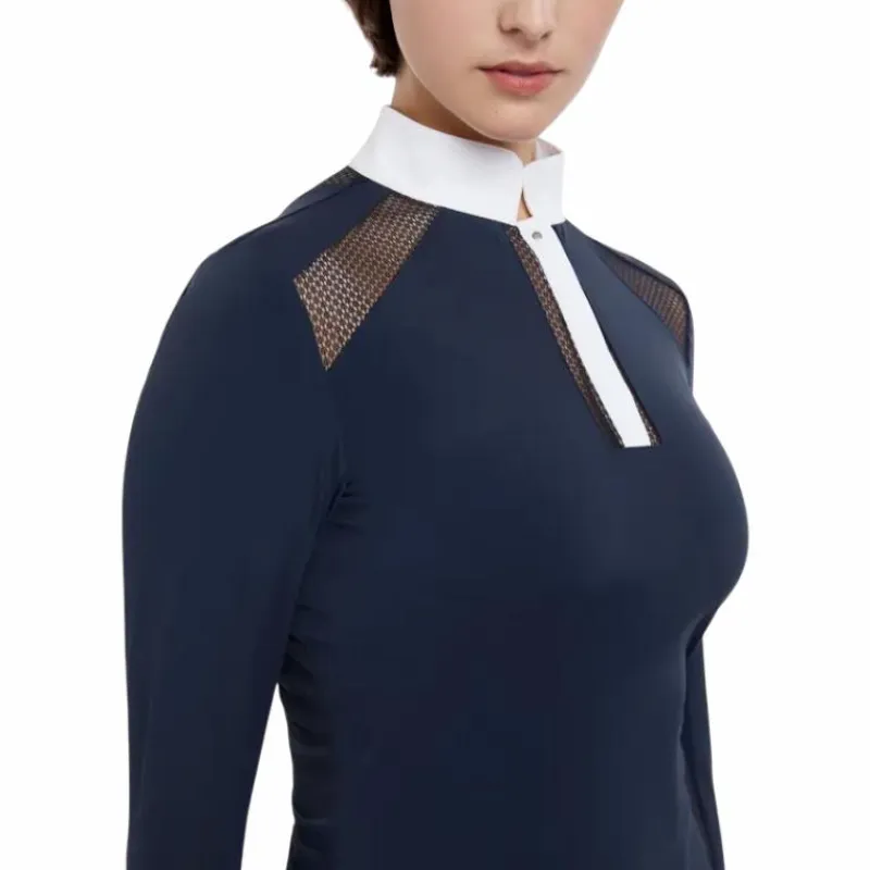 Outlet - Polo de concours manches longues femme Camille Polos Et Chemises