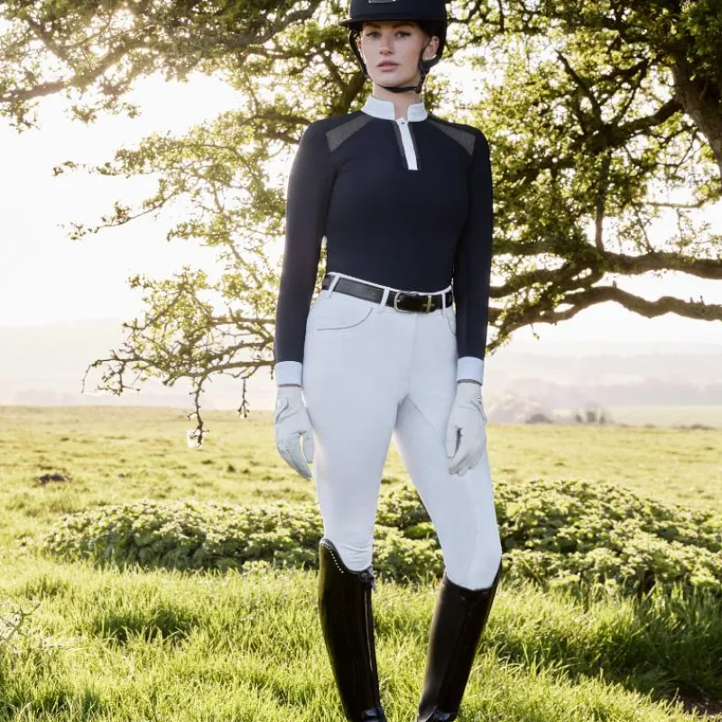 Outlet - Polo de concours manches longues femme Camille Polos Et Chemises