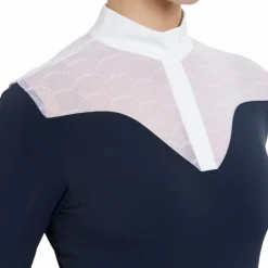 Polos Et Chemises*LeMieux - Polo de concours manches longues femme Emily Marine