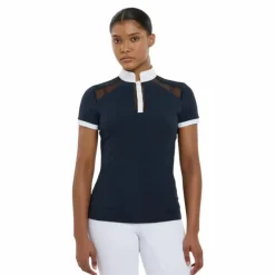 Polos Et Chemises*LeMieux - Polo de concours manches courtes femme Camille Marine
