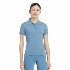 Polos Et Chemises*LeMieux - Polo enfant Classique Junior Young Rider Ice blue Bleu