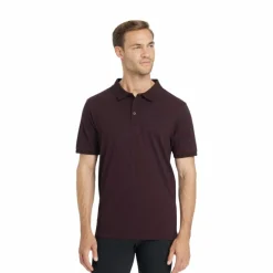 Polos Et Chemises|Polos Et Chemises*LeMieux - Polo homme Classique damson Bordeaux