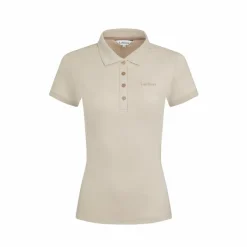 Polos Et Chemises*LeMieux - Polo manches courtes femme Classic stone Beige