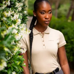 Polos Et Chemises*LeMieux - Polo manches courtes femme Classic stone Beige