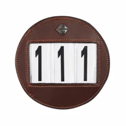 Hot - Porte numéro pour bridon en cuir Concours Complet D'Equitation|Accessoires De Concours Complet
