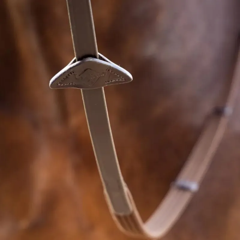 Clearance - Rênes Webbed Continental / argent Rênes Et Arrêtoirs De Rênes Poneys|Rênes Et Arrêtoirs De Rênes