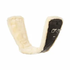 Clearance - Sangle courte de dressage cuir doublure amovible en laine Arika Sangles Courtes