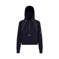 Pulls Et Gilets*LeMieux - Sweat à capuche demi-zippé enfant Young Rider Hettie Marine