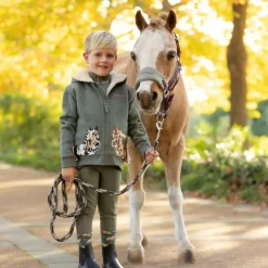 Pulls Et Gilets*LeMieux - Sweat à capuche zippé enfant Poney Mini Charlie rosemary Vert