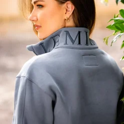 Pulls Et Gilets*LeMieux - Sweat à col zippé femme Kali jay Bleu