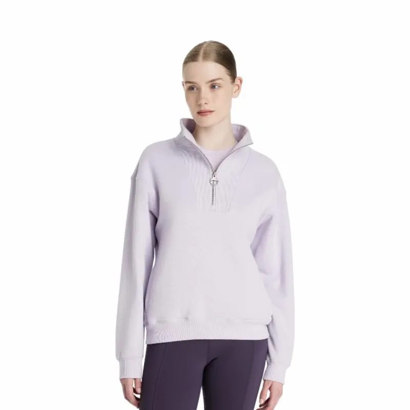 Pulls Et Gilets*LeMieux - Sweat col zippé femme Keira lilac Violet