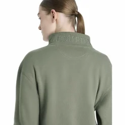 Pulls Et Gilets*LeMieux - Sweat col zippé femme Keira rosemary Vert