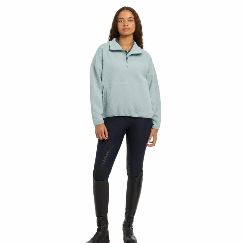 Pulls Et Gilets*LeMieux - Sweat manches longues femme Dana quarter zip glacier Bleu