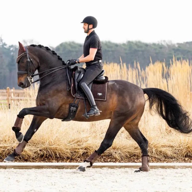 New - Tapis de dressage Puissance Suede Square Tapis De Dressage|Dressage