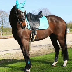 Outlet - Tapis de dressage Suede Square azur Dressage|Tapis De Selle