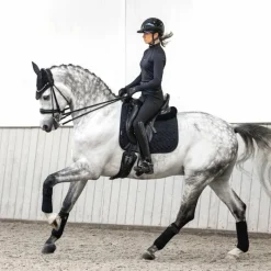 Dressage|Tapis De Dressage*LeMieux - Tapis de dressage Crystal Suede Square Noir