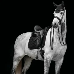 Dressage|Tapis De Dressage*LeMieux - Tapis de dressage Crystal Suede Square Noir