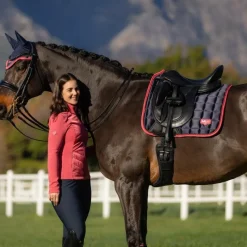 Discount - Tapis de dressage Square Loire Classic / cranberry Dressage|Tapis De Dressage