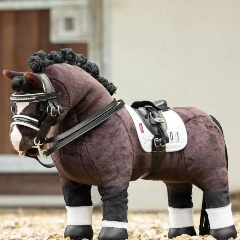 Peluches*LeMieux - Tapis de dressage pour Toy Pony Blanc