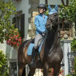 Hot - Tapis de dressage Suede Square Ice Blue Tapis De Dressage|Tapis De Selle