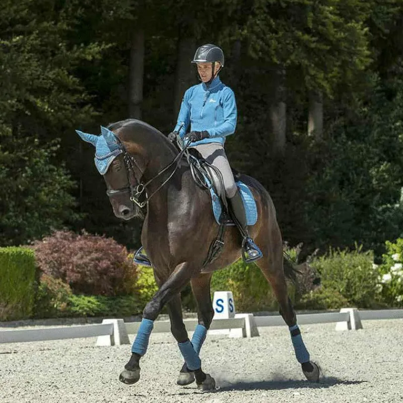 Hot - Tapis de dressage Suede Square Ice Blue Tapis De Dressage|Tapis De Selle