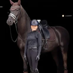 Dressage|Tapis De Dressage*LeMieux - Tapis de dressage Crystal Suede Square Marron