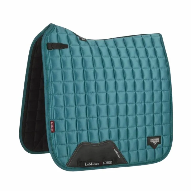 Dressage|Tapis De Selle*LeMieux - Tapis de dressage Loire Classic Square Peacock Bleu