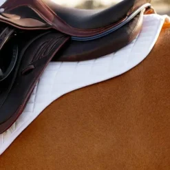 Tapis De Selle Poneys|Tapis Cso/ Mixtes*LeMieux - Tapis de selle amortisseur Self-Cool Close Contact Blanc