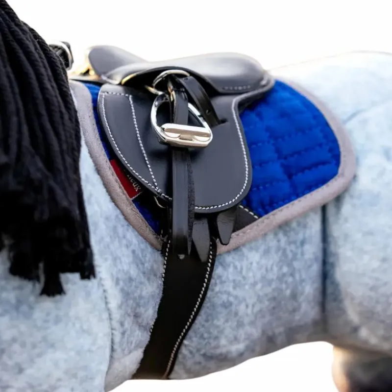 Peluches*LeMieux - Tapis de selle pour Toy Pony benetton blue Bleu
