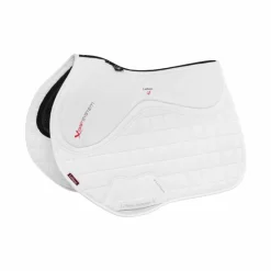 Tapis De Selle Poneys|Tapis Cso/ Mixtes*LeMieux - Tapis de selle Square X-Grip Twin Sided EuroJump Blanc