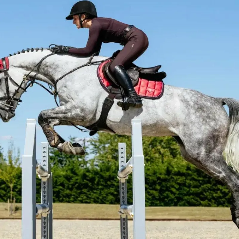 Online - Tapis de selle Square Loire Classic cranberry Tapis De Selle Poneys|Tapis De Selle