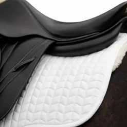 Tapis De Selle Poneys|Tapis Cso/ Mixtes*LeMieux - Tapis de selle Square Mixte Merino + / naturel Blanc