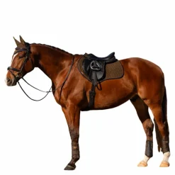 Tapis De Selle|Tapis Cso/ Mixtes*LeMieux - Tapis de selle Square en suédine Alpine kaki/ marron Vert