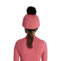 Accessoires De Casques|Toques*LeMieux - Toque de casque à pompon amovible Classique cranberry Rose
