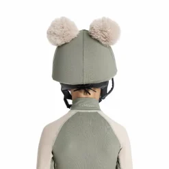 Toques|Accessoires De Casques*LeMieux - Toque de casque doubles pompons amovibles enfant Mini rosemary Vert