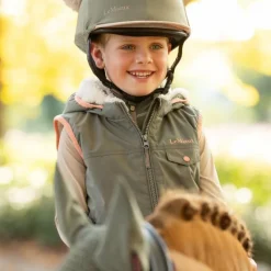 Toques|Accessoires De Casques*LeMieux - Toque de casque doubles pompons amovibles enfant Mini rosemary Vert
