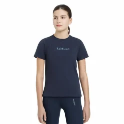 T-Shirts Et Baselayers*LeMieux - T-shirt enfant Classique Junior Young Rider Marine